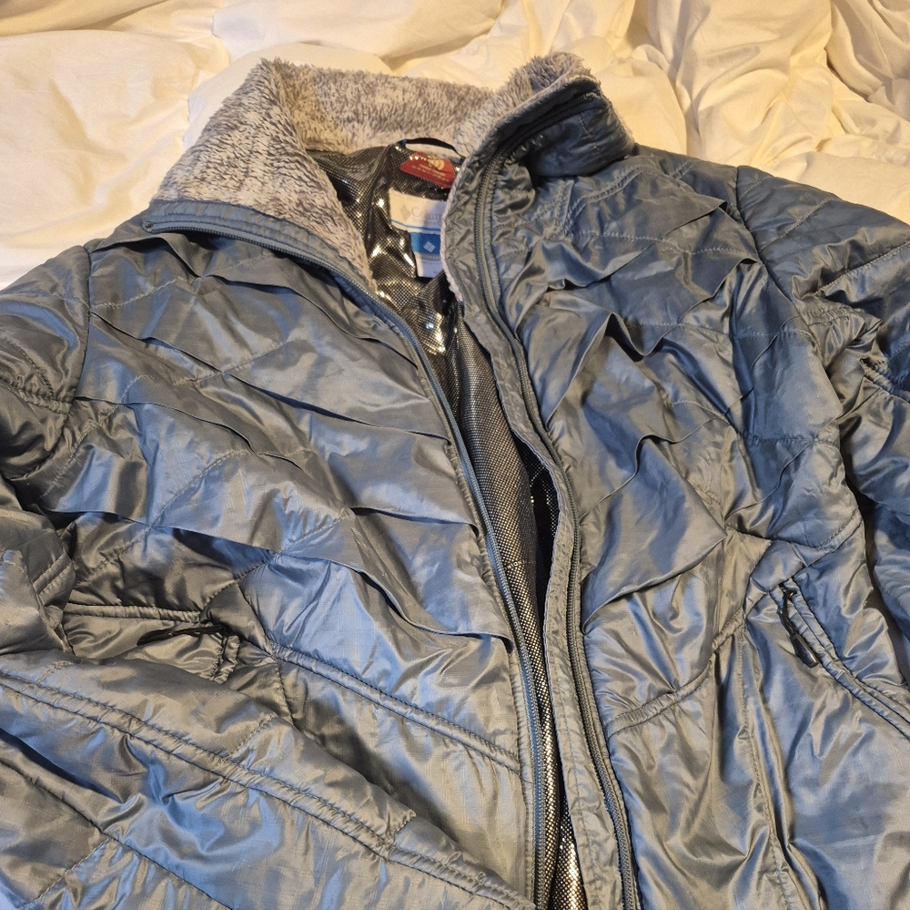 Columbia Women's Steel Blue Puffer Jacket